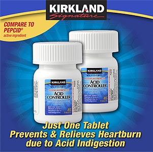 Kirkland Signature� Acid Controller Maximum Strength Famotidine Tablets