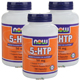 Special Bundle: 3 Bottles of NOW® 5-HTP 50mg - 180 Capsules