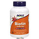 NOW生物素(维生素H)Biotin 5000 mcg 120粒素食胶囊促进皮肤及毛发的健康