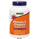NOW® Vitamin C Crystals 100% Pure Ascorbic Acid 1 lb Powder, USP