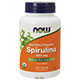 NOW® 100% Natural Spirulina 500mg 200 Tablets