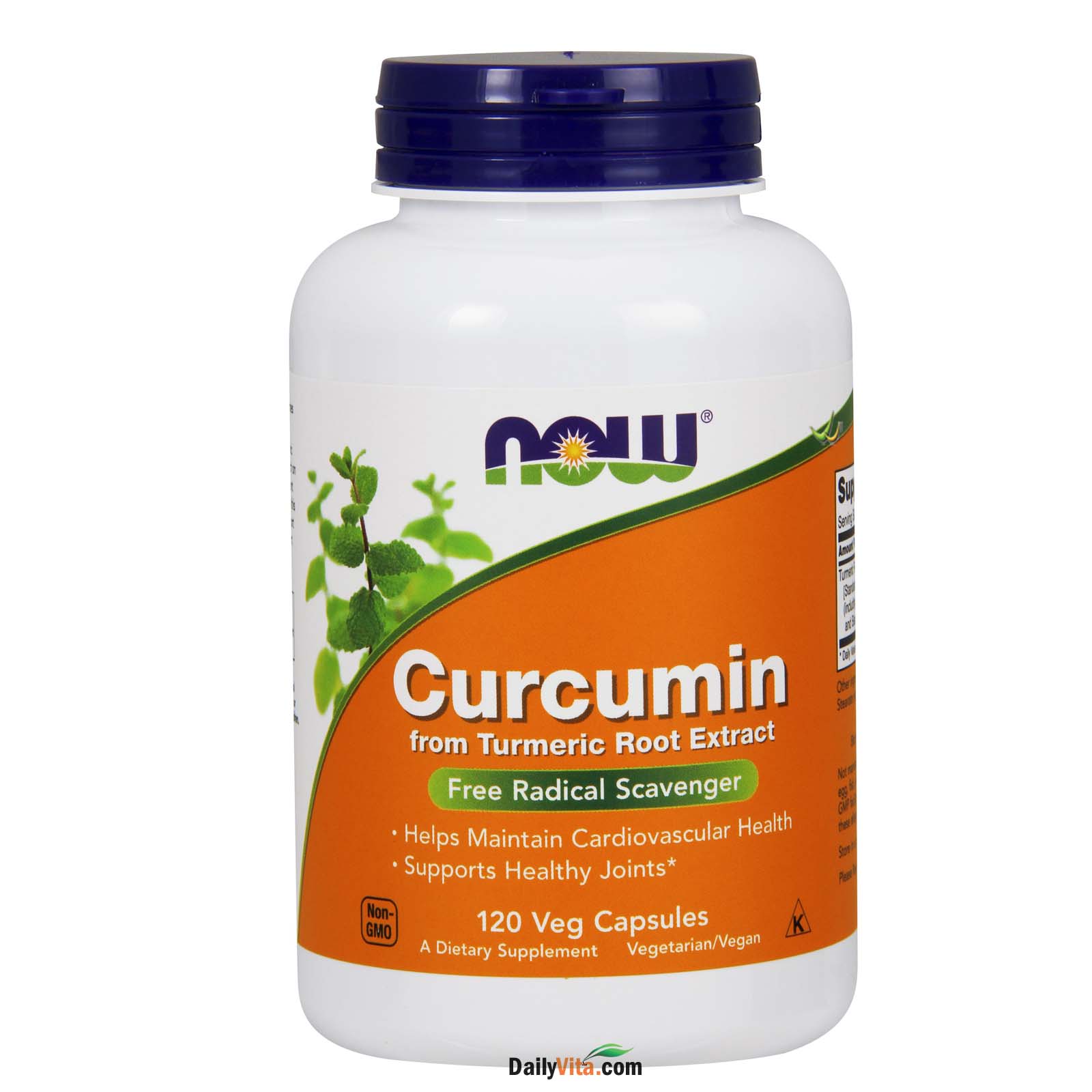 NOW® Curcumin - 120 Veg Capsules