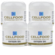 Skin Rejuvenator Bundle: 4 Bottles of Cellfood Oxygen Gel 2 oz