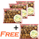 WOHO Dry Raw Maca Root Medium (Peruvian Ginseng) 8oz - Buy 3 Get 1 FREE
