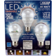 FEIT Electric LED Light Bulb A19 3 Pack 40W Replacement Uses 7.5W 500 Lumens Dimmable